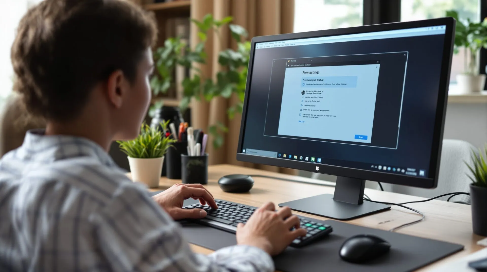 formater pc au demarrage