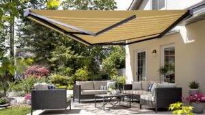 store électrique extérieur