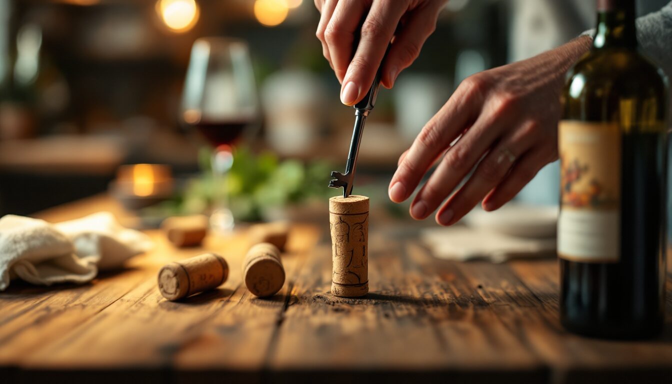 enlever un bouchon sans tire bouchon