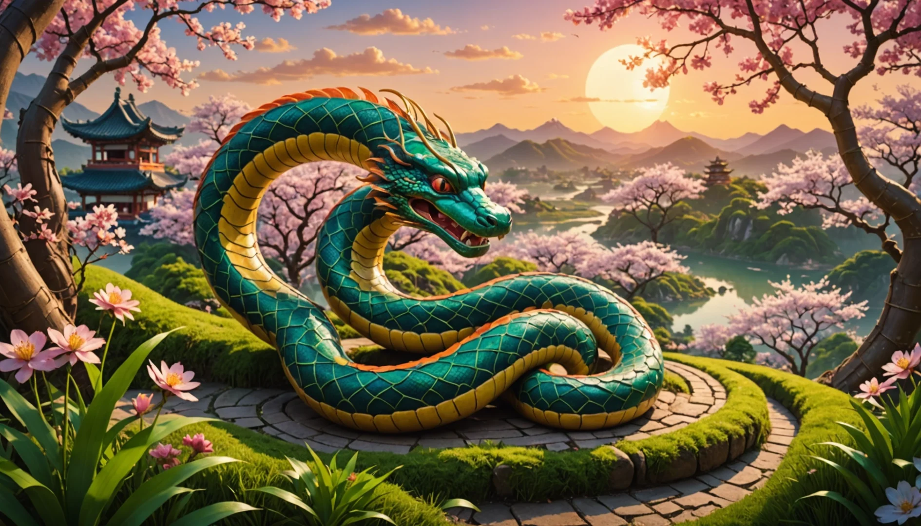 jeu google sur l'année du serpent