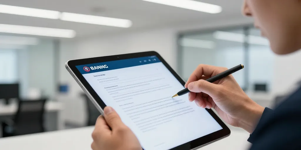 Applications bancaires : ce qui se passe vraiment quand vous « signez » un document